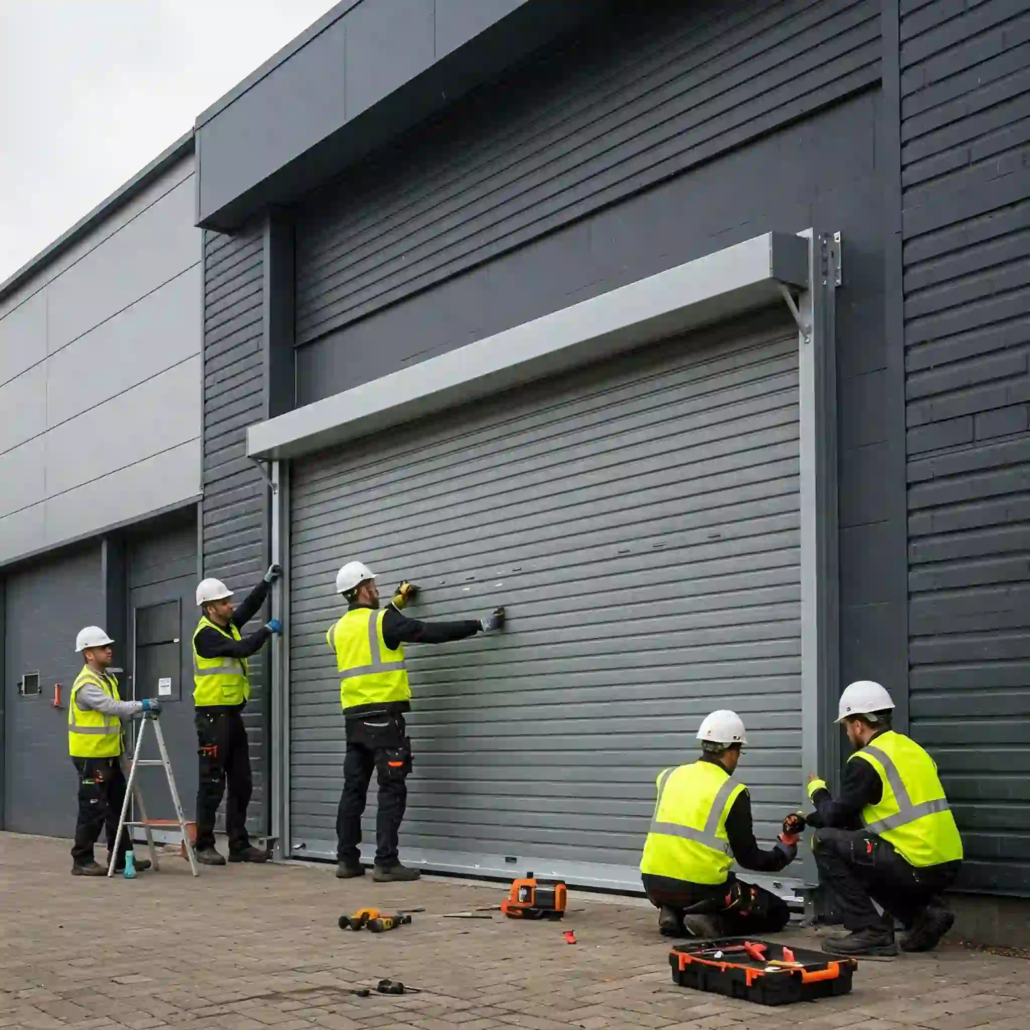 Secure roller shutter door repaired in Orpington